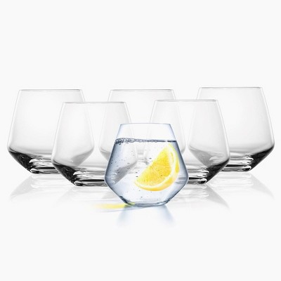 Duka Set Of Six 13-oz Stemless Glasses : Target