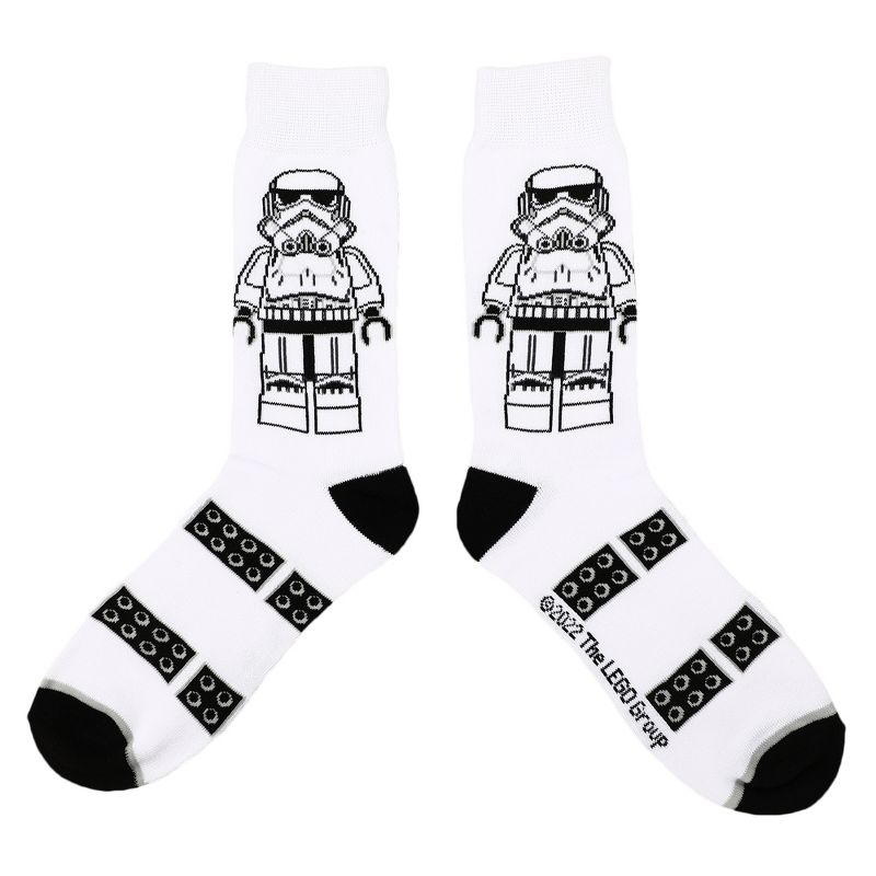 Lego X Star Wars Character Minifigs Men's 5-Pack Crew Socks, 4 of 7