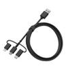 OtterBox 3 in 1 + Cable Power Bank Kit USB-A Micro 10W 5000mAh - Black - image 4 of 4