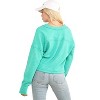 Women's Vneck Raw Hem Cozy Sweater - VERY J - 3 of 3