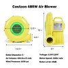 Costway Air Blower Pump Fan 480 Watt 0.6HP For Inflatable Bounce House Bouncy Castle - 2 of 4