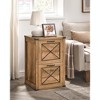File Cabinet, Filing Cabinet with 2 File Drawers, Printer Stand, Fit A4, Letter Size, Hanging File Folders, Modern Farmhouse Style - 3 of 4