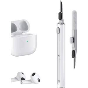 BRINJOY Cleaning Kits Multi-Function Cleaner Pen Soft Brush for Bluetooth Earphones Case Cleaning Tools White - 1 of 4