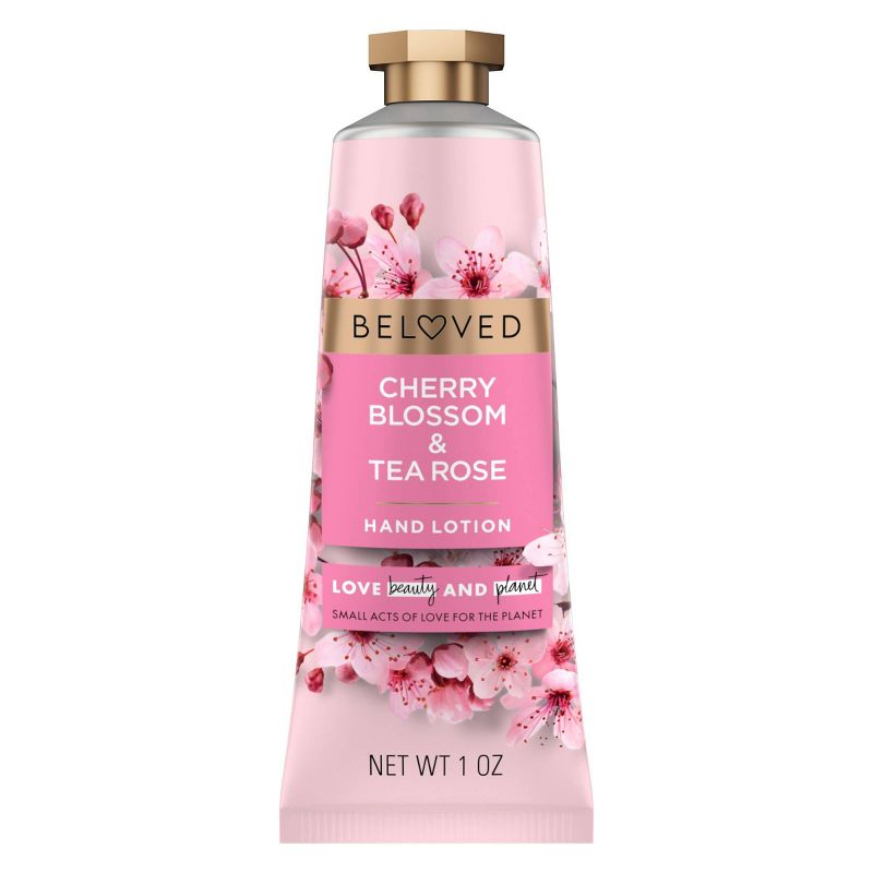 Beloved Cherry Blossom &#38; Tea Rose Hand Cream Lotion - 1oz, 1 of 10