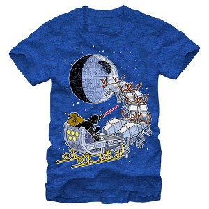 Men's Star Wars Darth Vader Starry Sleigh T-Shirt - 1 of 4