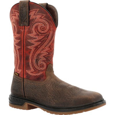 Men's Rocky Worksmart 11" Composite Toe Waterproof Western Boot