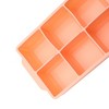 Unique Bargains 6-Cavity Square Ice Tray with Clear Lid Hand Wash Only Silicone 7.09"x4.53"x2.17" 1 Pc - 3 of 3