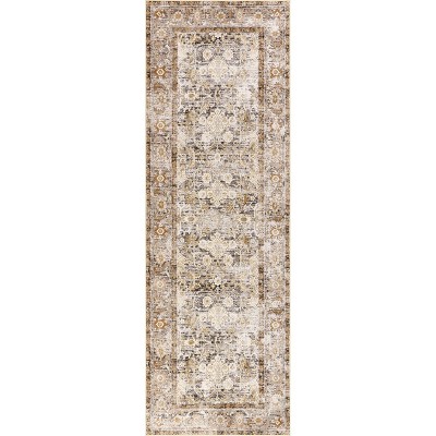 nuLOOM Anise SplashGuard Waterproof Machine Washable Area Rug