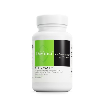 DaVinci Labs All-Zyme - Dietary Supplement to Support Digestive Tract Function and Nutrient Absorption* - Gluten-Free - 90 Tablets