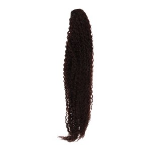 Unique Bargains Women's Nature Long Hair Ponytail Wig Clip 23.62inch Dark Brown 1 Pc - 1 of 4
