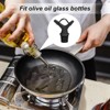 Unique Bargains Reusable Silicone Olive Oil Vinegar Fit Most Bottles Wine Pourers 4 Pcs - 4 of 4