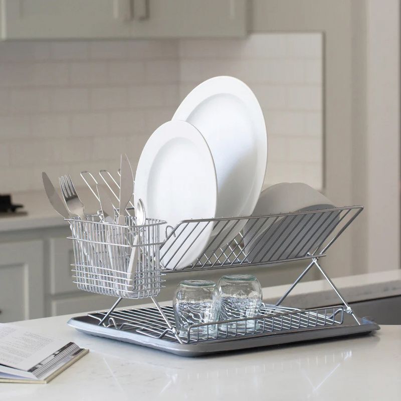 Better Houseware Jr. Folding Dish Rack, 3 of 9