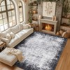 Area Rug, Washable Rug Soft Modern Bordered Abstract Low Pile Non-Slip Foldable Carpet for Living Room/Bedroom/Dining Room/Home - 2 of 4