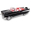 1957 Chevrolet Bel Air Convertible Black 1/18 Diecast Model Car by Road Signature - 2 of 4