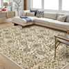 Coolmee Washable Area Rugs Vintage Printed Accent Rug Non-Slip Oriental Throw Rugs, Farmhouse Low Pile Rugs for Bedroom Living Room - 3 of 4