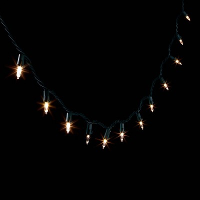 60ct Twinkle LED Smooth Mini Christmas String Lights with Green Wire - Wondershop™