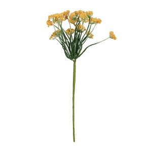 Transpac Faux Spring Floral Pick in Orange for Home Decorations - Artificial Stems for Spring Decor - 1 of 1