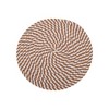 Unique Bargains Trivet Round Rope Woven Mat Cotton Non-woven Fabric 7.87"x7.87"x0.31" - 3 of 3