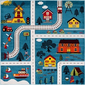 Carousel Kids CRK197 Power Loomed Indoor Rugs - Safavieh Kids - 1 of 4