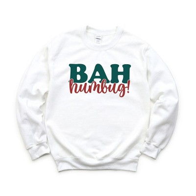 Simply Sage Market Women's Graphic Sweatshirt Bah Humbug Red And Green