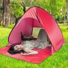 Pop Up Beach Tent Sun Shade Shelter Anti-UV Automatic Waterproof Tent Canopy for 2/3 Man - 2 of 4