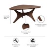 Triangle Wood Coffee table - 2 of 4