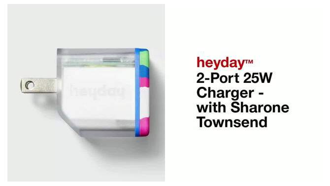 2-Port 25W Charger - heyday&#8482; with Sharone Townsend, 2 of 6, play video
