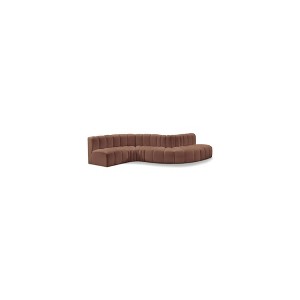 Meridian Furniture,Arc Vegan Leather Modular Sofa - 1 of 4