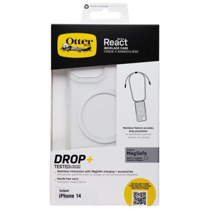OtterBox React Series Necklace Case for MagSafe for Apple iPhone 14 - Clear - 1 of 2