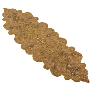 Antique Gold Solid Napkin - Saro Lifestyle