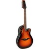 Ovation 2758AX-NEB-G Pro Series Standard Elite Deep Contour 12-String Acoustic-Electric Guitar New England Burst - 3 of 4