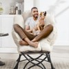RISOKEYS Accent Chair with Ottoman-Lounge Accent Chair,Easy Assembly & Space-Saving Footrest,Comfy Reading Chair for Living Room & Bedroom - 2 of 4