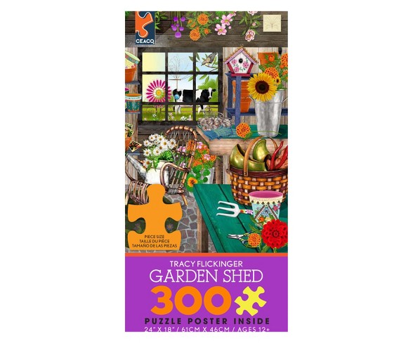 Ceaco Tracy Flickinger: Garden Shed Puzzle 300pc