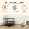Indoor Rabbit Cage,DIY Small Animal Playpen,Modular Pet Fence for Guinea Pigs Bunnies and Chinchillas - LAOTIES - 4 of 4