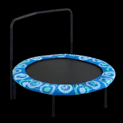 BestParts Kids Trampoline with Safety Handle, Foldable Mini Indoor/Outdoor Bouncer - Ages 3-7