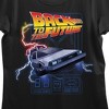Back To The Future Franchise Retro Revival Art Women's Black Short Sleeve Tee Shirt - 2 of 3