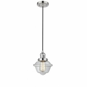 Oxford - 1 Light Cord Hung Mini Pendant In Traditional Style-8 Inches Tall and 7.5 Inches Wide - 1 of 1