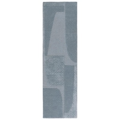 Fifth Avenue FTV252 Handmade Tufted Runner Rug - Blue - 2'-3" x 8'-0" - Safavieh