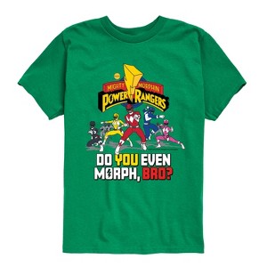 Boys' - Power Rangers - Do You Even Morph Bro Short Sleeve Graphic T-Shirt - 1 of 4