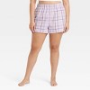 Women's Boxer Pajama Shorts - Colsie™ - 2 of 3