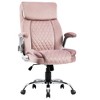 NicBex Office Chair with Adjustable Height Modern Rotatable Velvet Executive Desk Chair with 5 Wheels and Armrests for Office, Study, Bedroom - 3 of 4