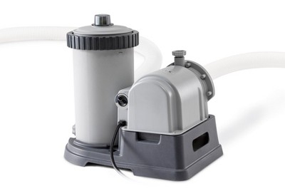 Intex Krystal Clear Cartridge Filter Pump for Above Ground Pools, 2500 GPH Pu...