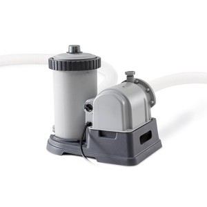Intex Krystal Clear Cartridge Filter Pump for Above Ground Pools, 2500 GPH Pu... - 1 of 3