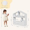 Kids Bookshelf, Toy Storage Organizer, with Toy Storage, Dollhouse Bookshelf for Playroom, Bedroom, Nursery, Classroom, School, Kindergarten - 2 of 4