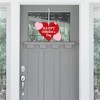 Big Dot of Happiness Conversation Hearts - Hanging Porch Valentine's Day Party Outdoor Decorations - Front Door Decor - 1 Piece Sign - 2 of 4