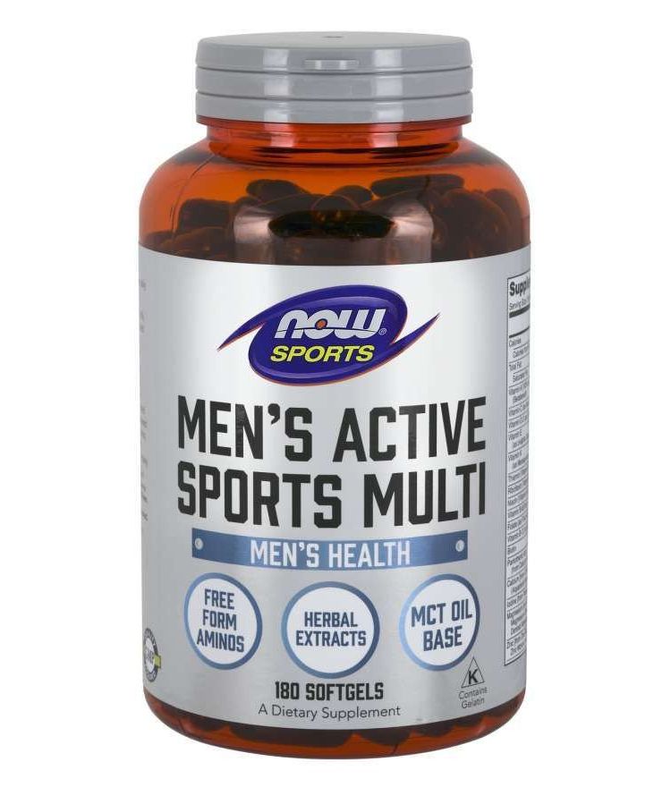 Men's Extreme Sports Multi by Now Foods  -  180 Softgel, 1 of 1