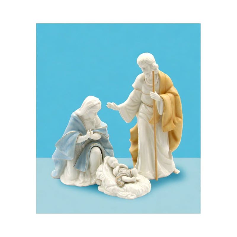 Kevins Gift Shoppe Set of 3 Porcelain Nativity Figurine, 2 of 4
