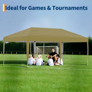 Pop Up Canopy Tent Outdoor Canopy with No Removable Sidewall One-Person Set Up Heavy Duty Commercial Instant Tent Shelter - 1 of 4