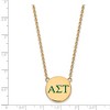 Black Bow Jewelry 14k Yellow Gold Plated Sterling Silver Alpha Sigma Tau Greek Life Necklace 18 Inch - image 3 of 4