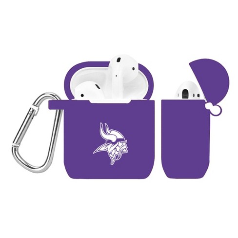 Nfl Minnesota Vikings Silicone Airpods Case Cover : Target